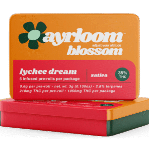 5 PACK INFUSED PRE-ROLLS - LYCHEE DREAM