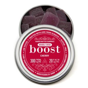 Boost Edibles: Cherry Gummies 150MG – 300MG THC