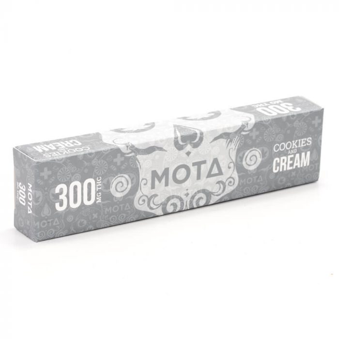 Mota – Cookies and Cream 300mg THC Chocolate Bar